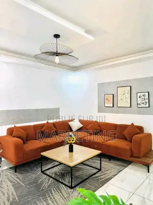 Canapé 7 Place Couleur Terracotta