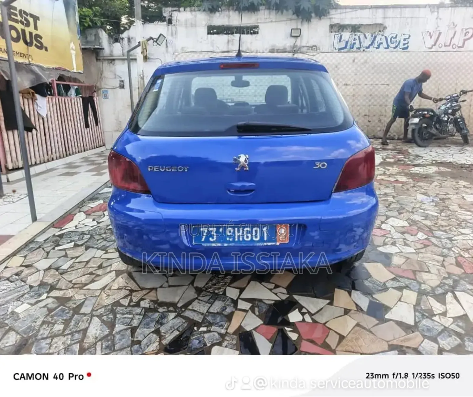 Peugeot 307 2005 Blue