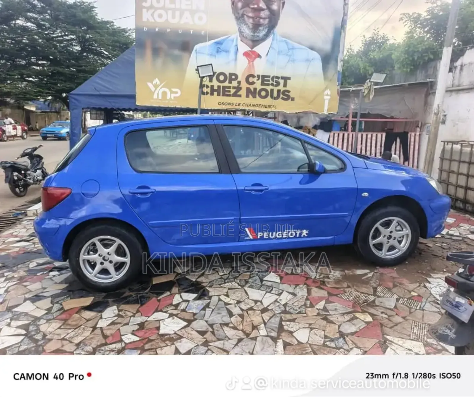 Peugeot 307 2005 Blue