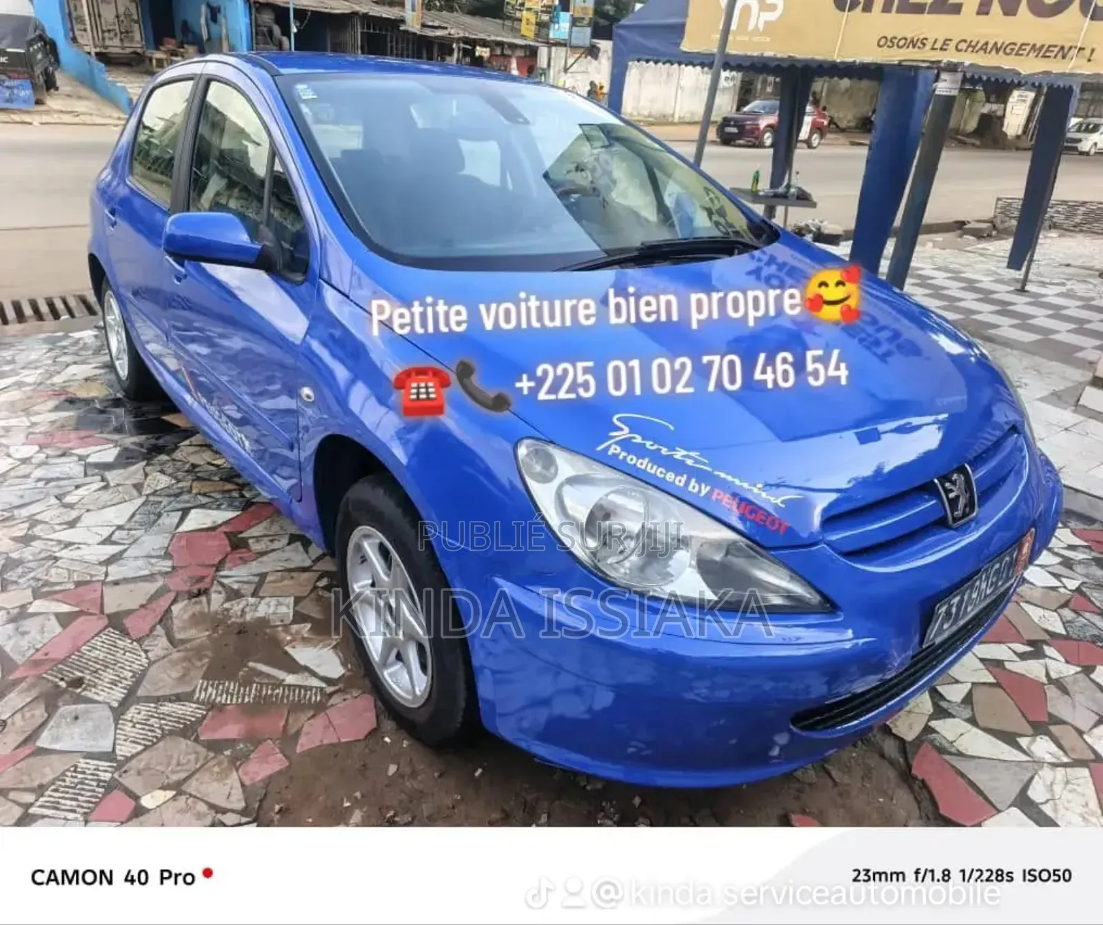 Peugeot 307 2005 Blue