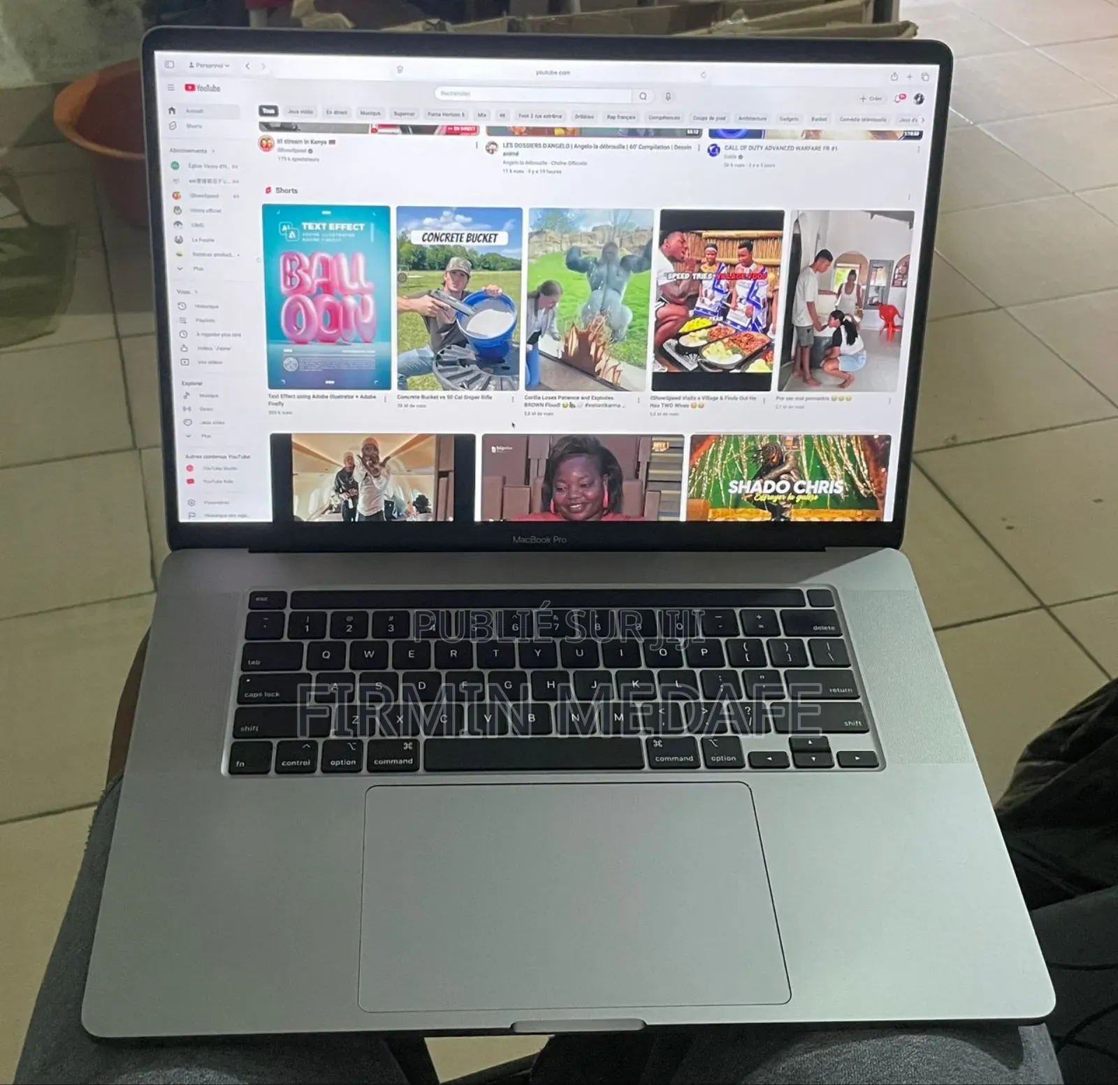 Ordinateur Portable Apple MacBook 2019 16GB Intel Core I7 SSD 512GB