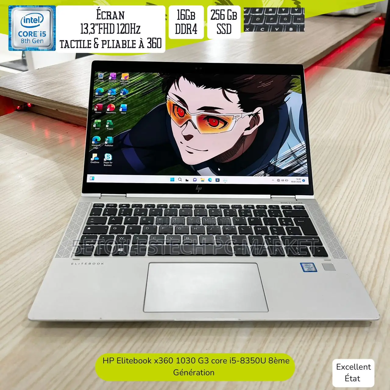 New HP EliteBook X360 1030 G3 16GB Intel Core I5 SSD 256GB