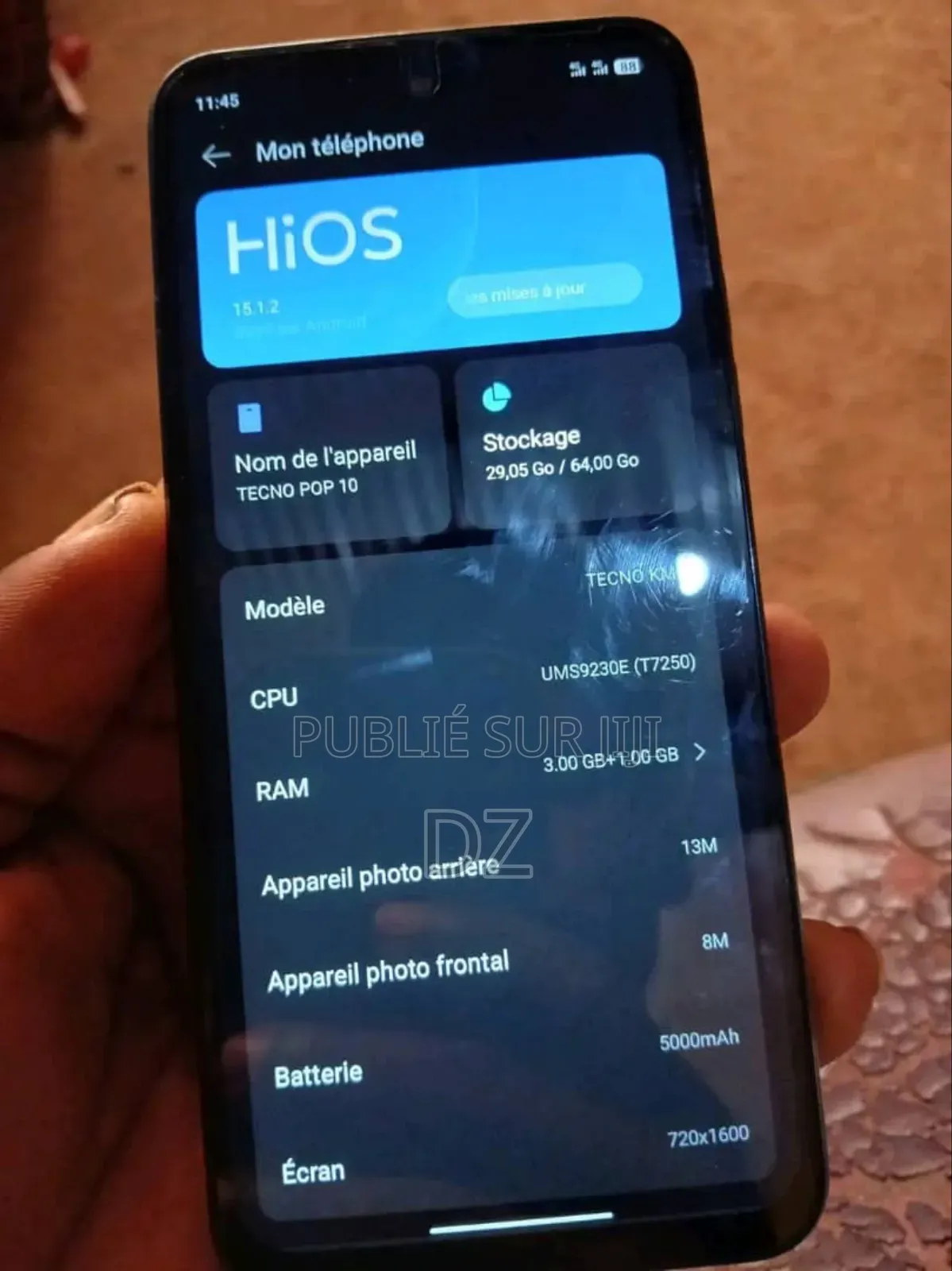 Tecno Pop 10 128 GB Black