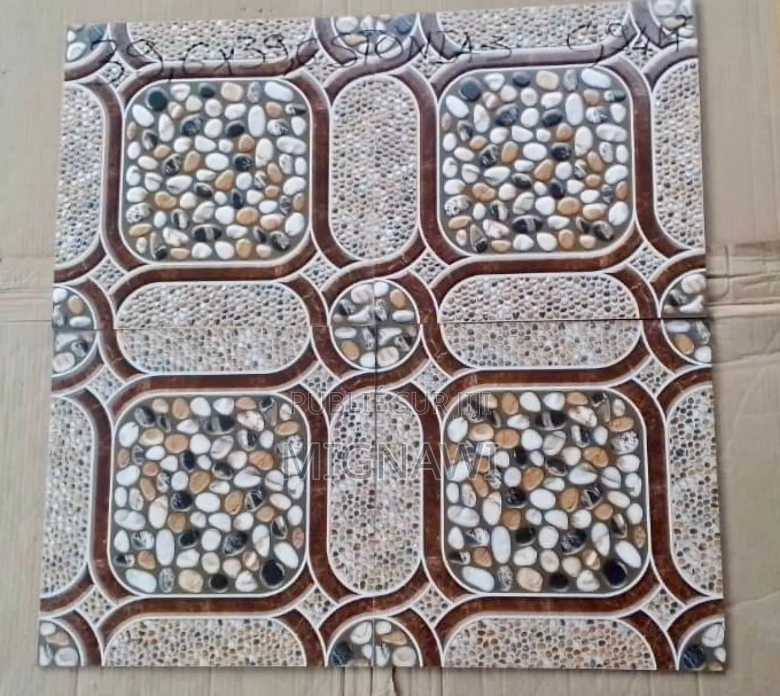 Carreaux 40x40 Sol Indien