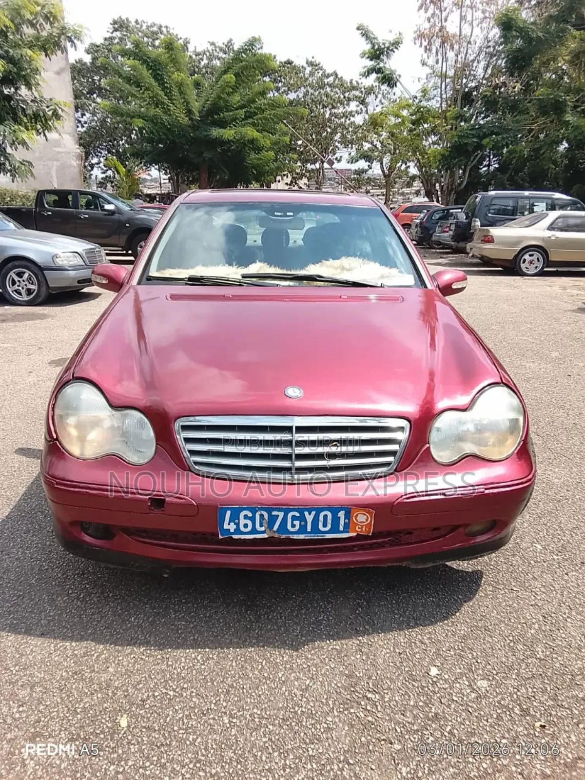 Mercedes-Benz C200 2004 Rouge