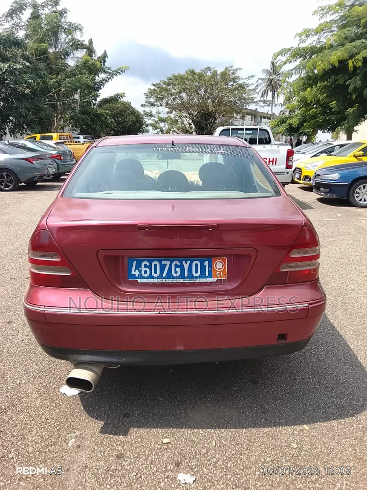 Mercedes-Benz C200 2004 Rouge