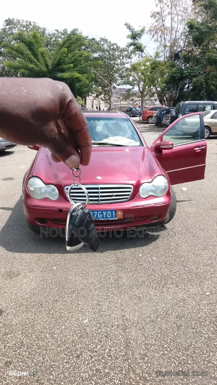 Mercedes-Benz C200 2004 Rouge