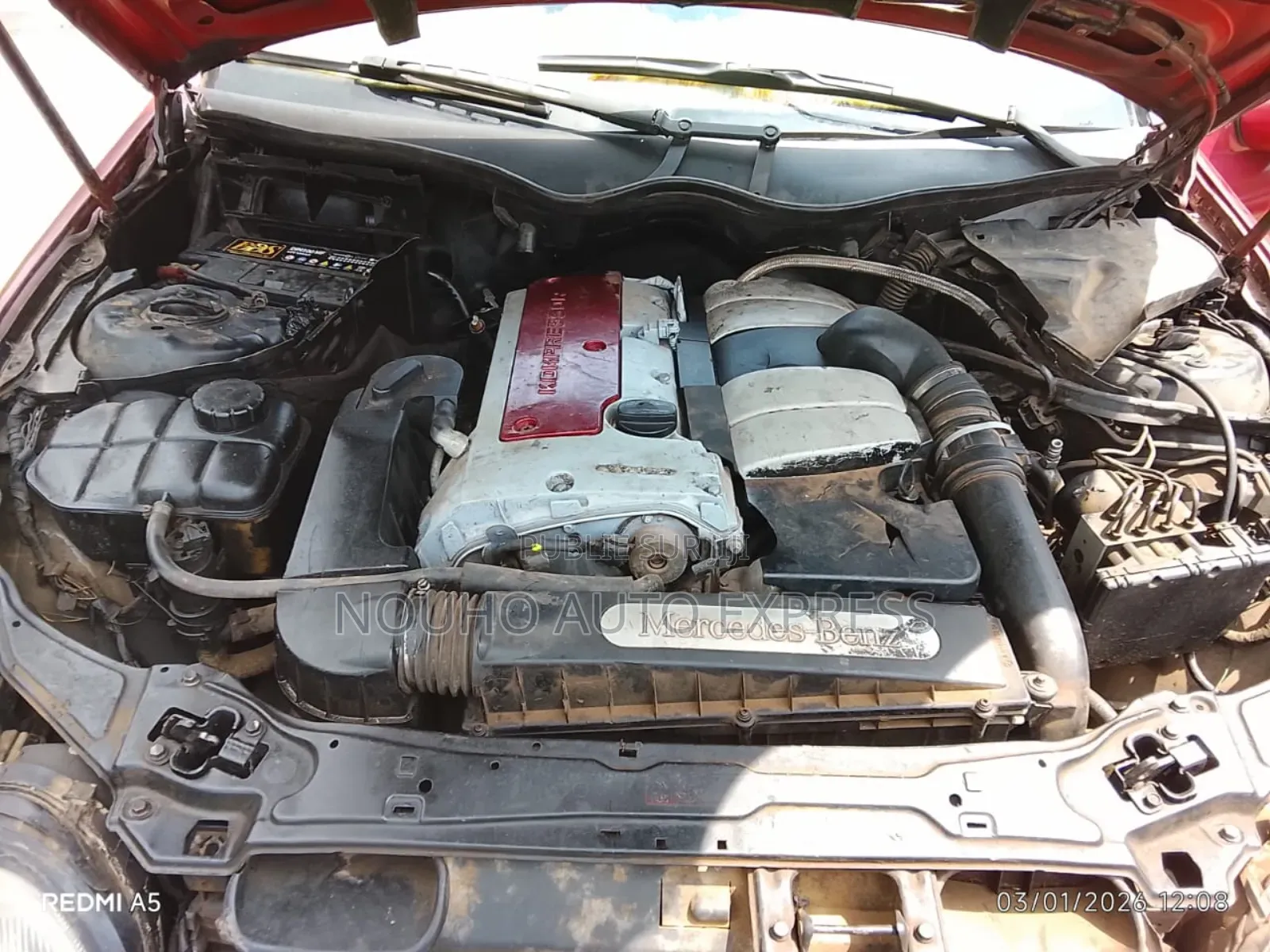 Mercedes-Benz C200 2004 Rouge