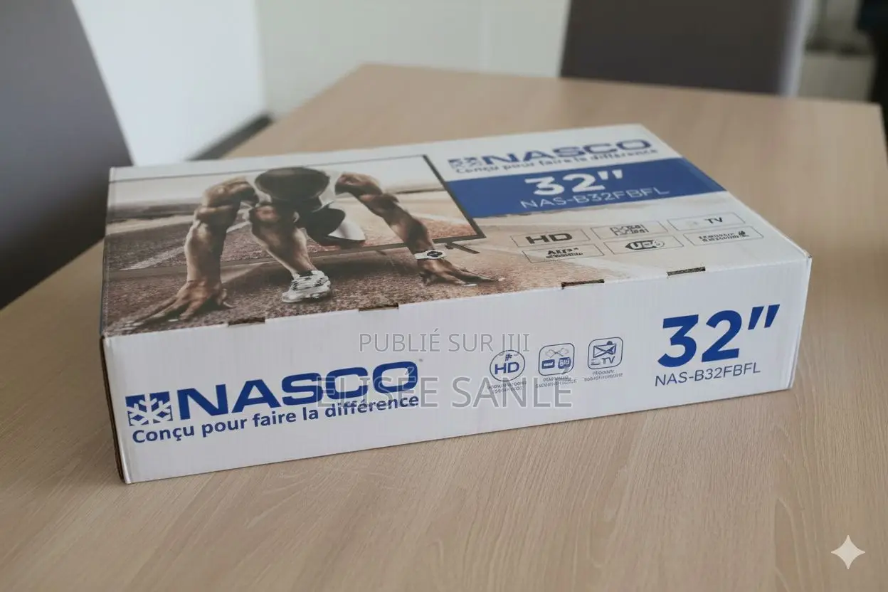 Téléviseur Nasco 32’’ Hd – Décodeur Intégré