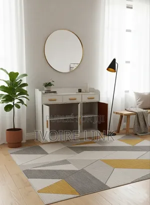 Buffet De Rangement Minimaliste Blanc Bois Naturel