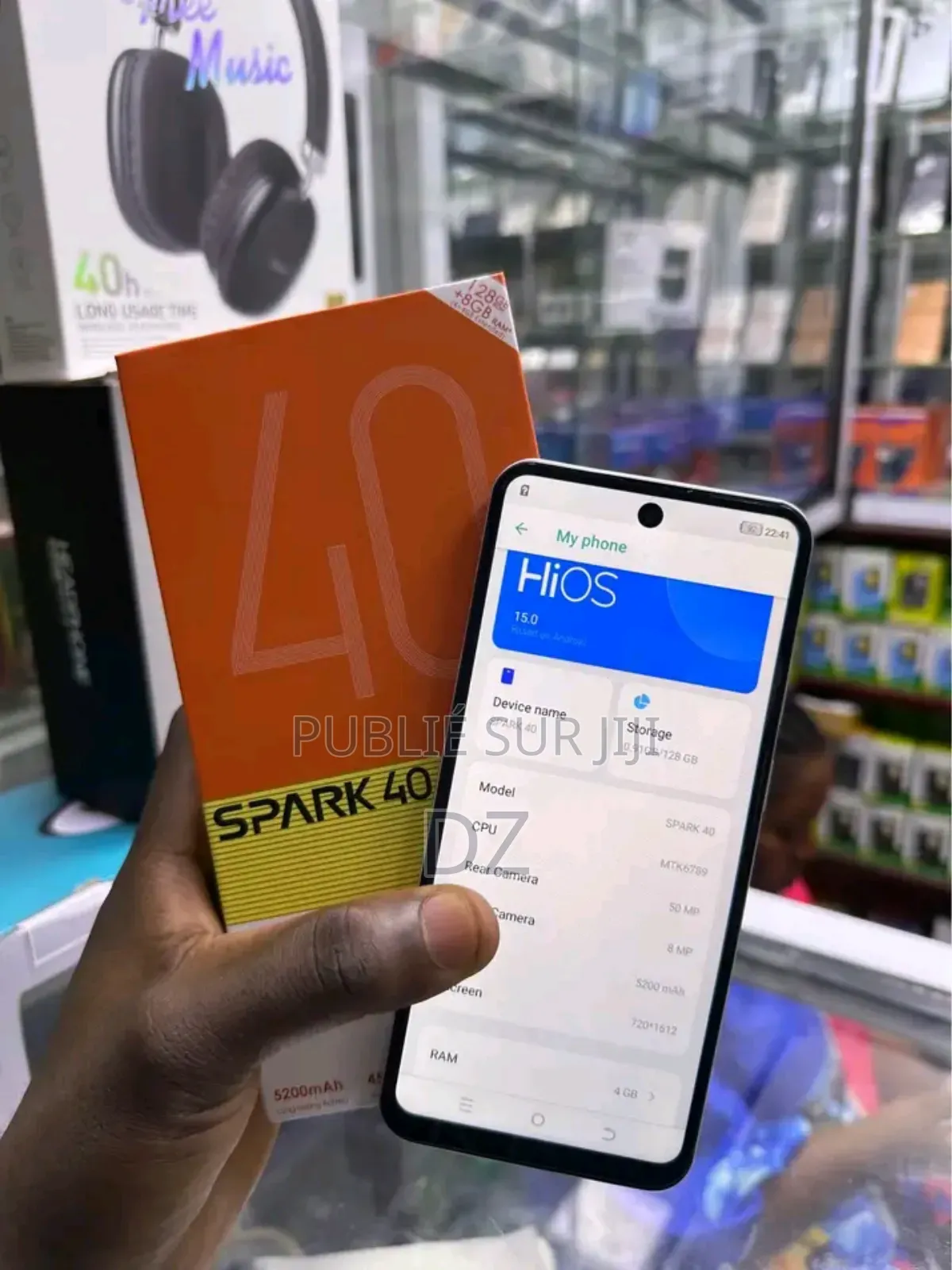 New Tecno Spark 40 256 GB Blanc