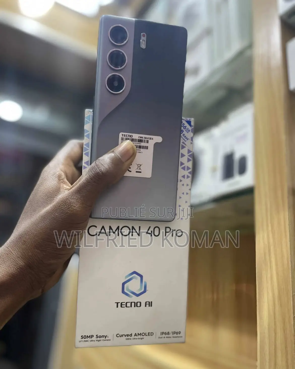 New Tecno Camon 40 Pro 256 GB Blanc