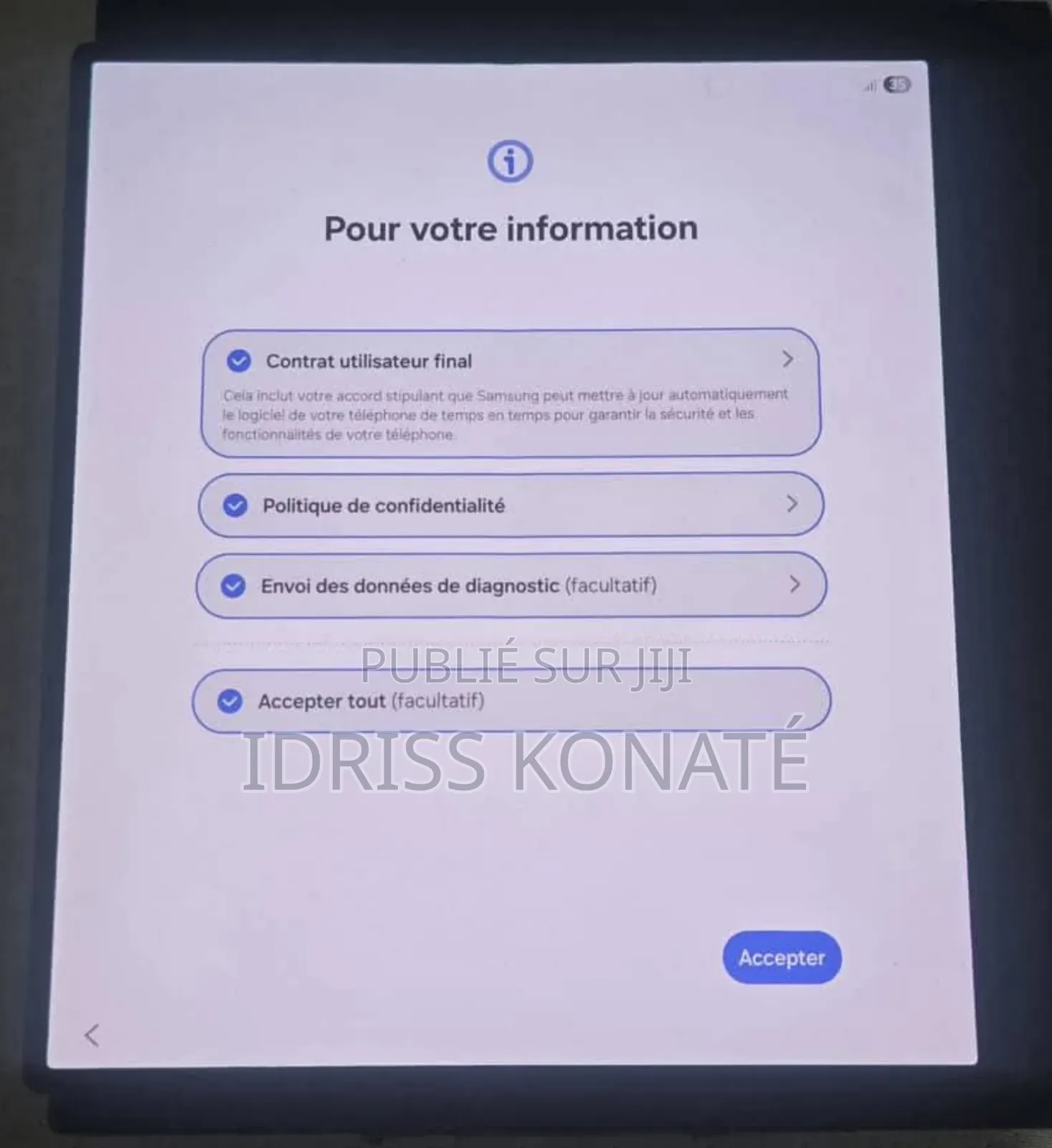 Samsung Galaxy Z Fold6 256 GB Blue