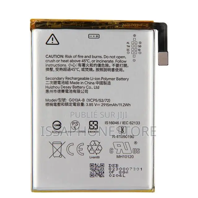 Batterie Google Pixels