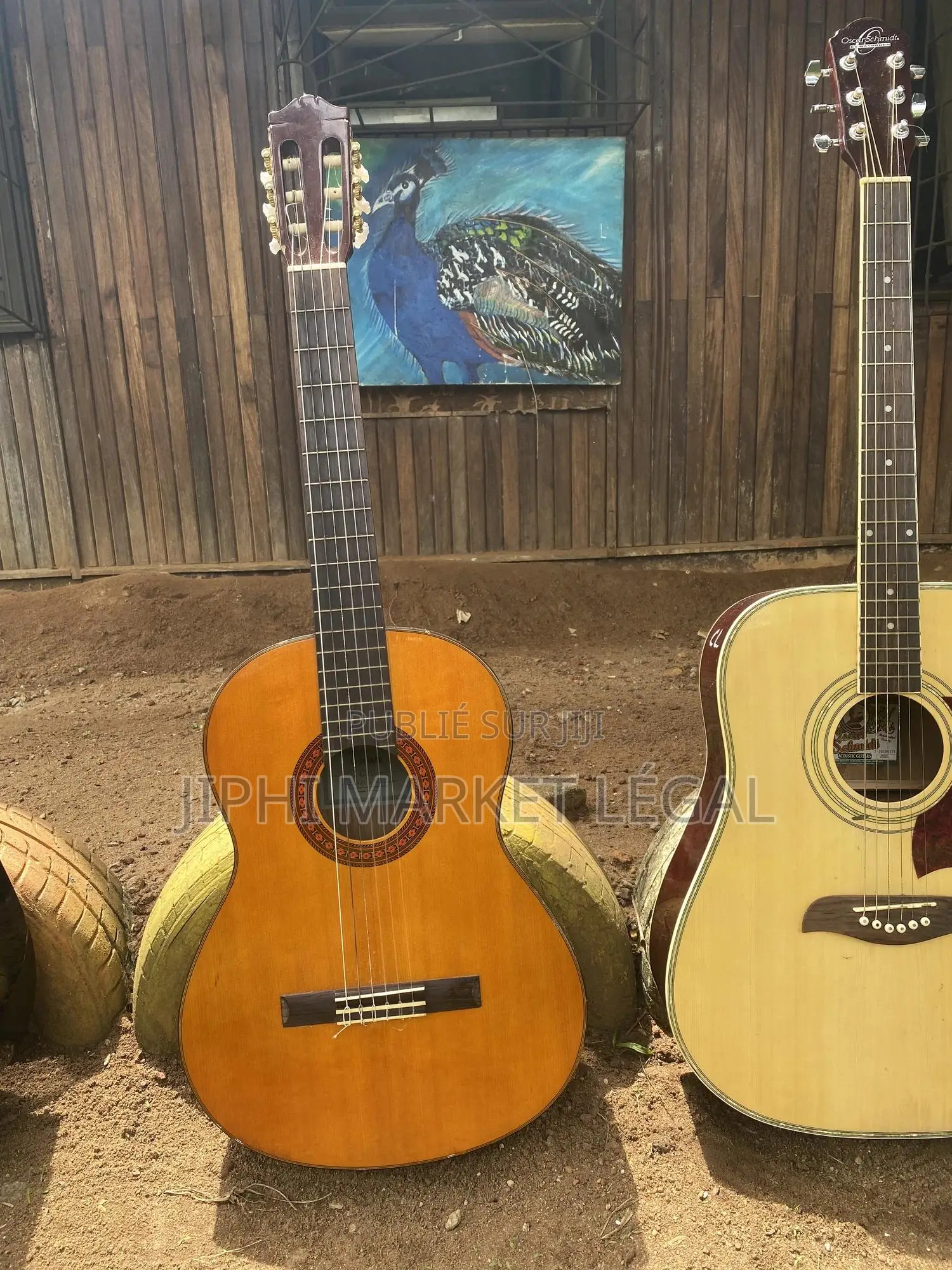 Guitare Acoustique Classique Et Sèche Et Folk Et Corde En Nylon