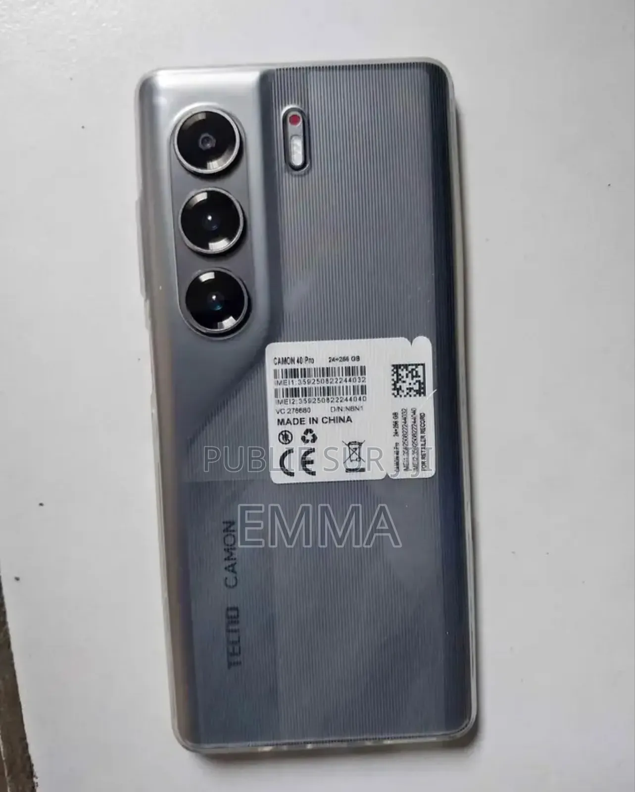 New Tecno Camon 40 Pro 128 GB Blanc