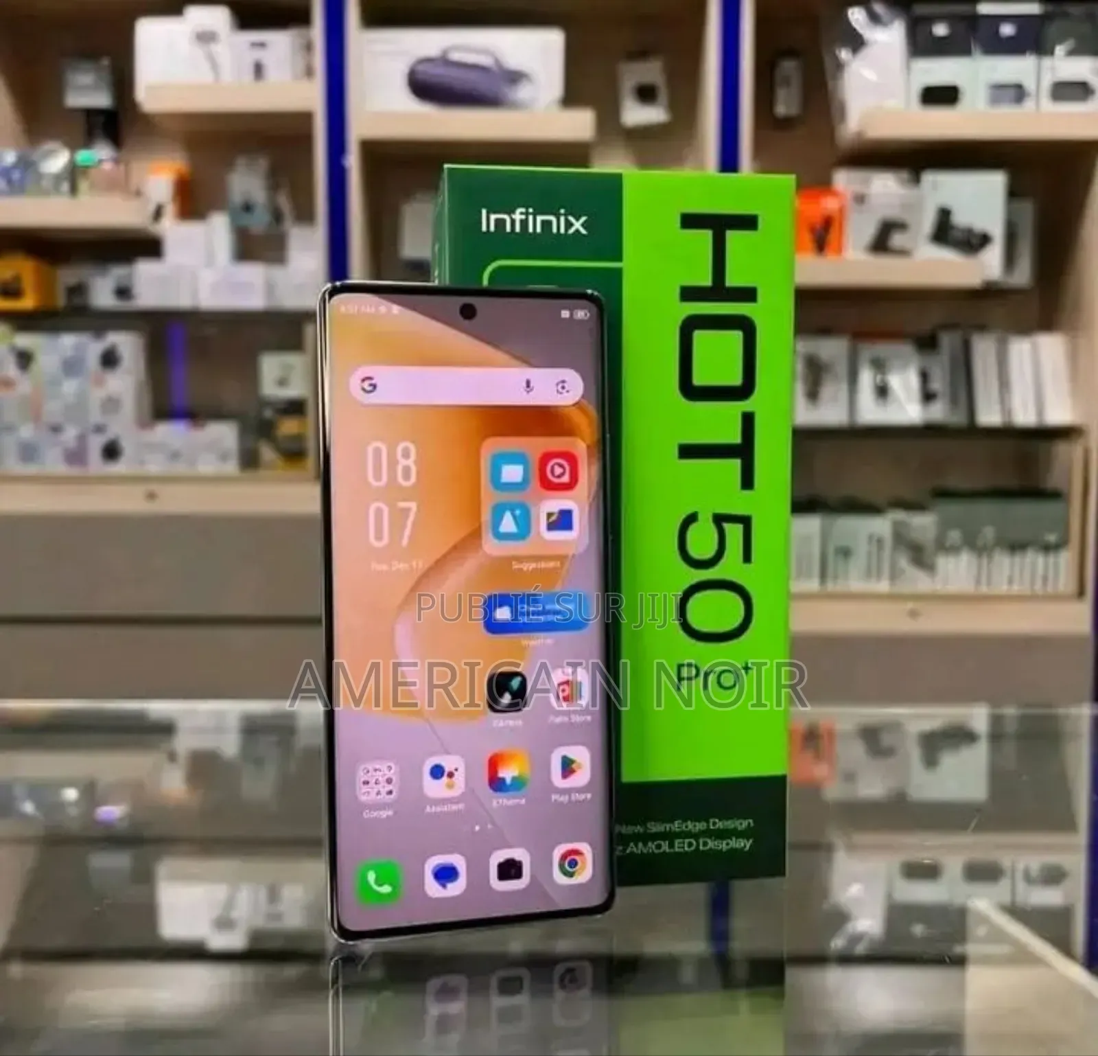 New Infinix Hot 50 Pro+ 4G 256 GB Doré