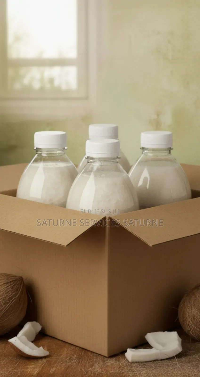 Huile De Coco Vierge Artisanale – 100 % Naturelle