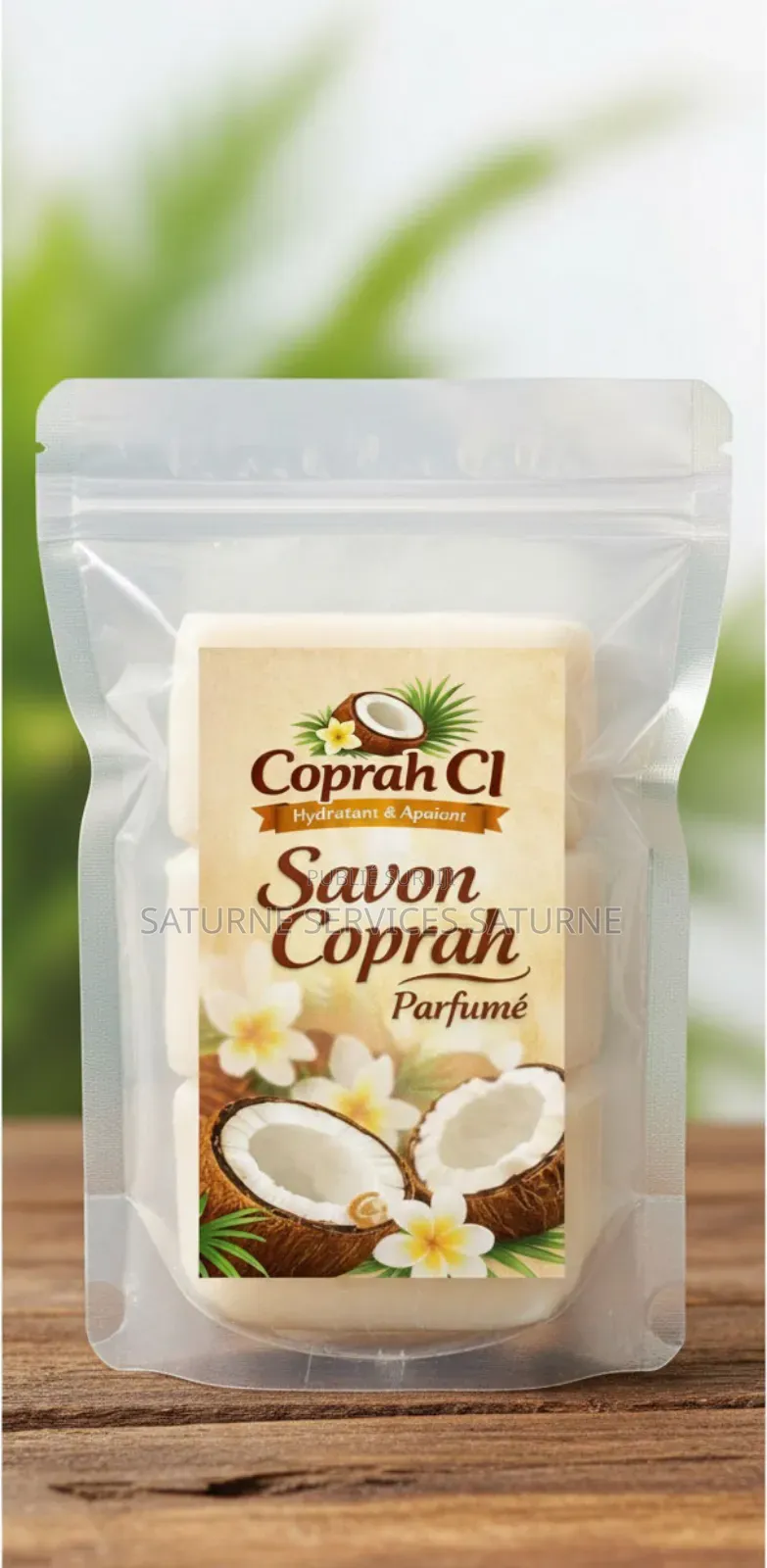 Savon Au Coprah Parfumé – Naturel Doux Pour La Peau
