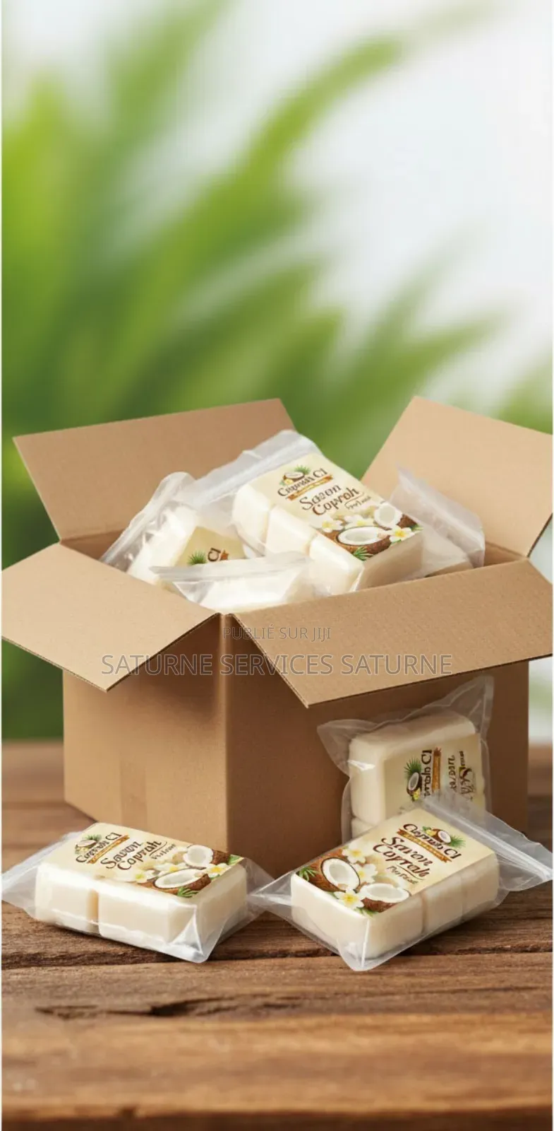 Savon Au Coprah Parfumé – Naturel Doux Pour La Peau