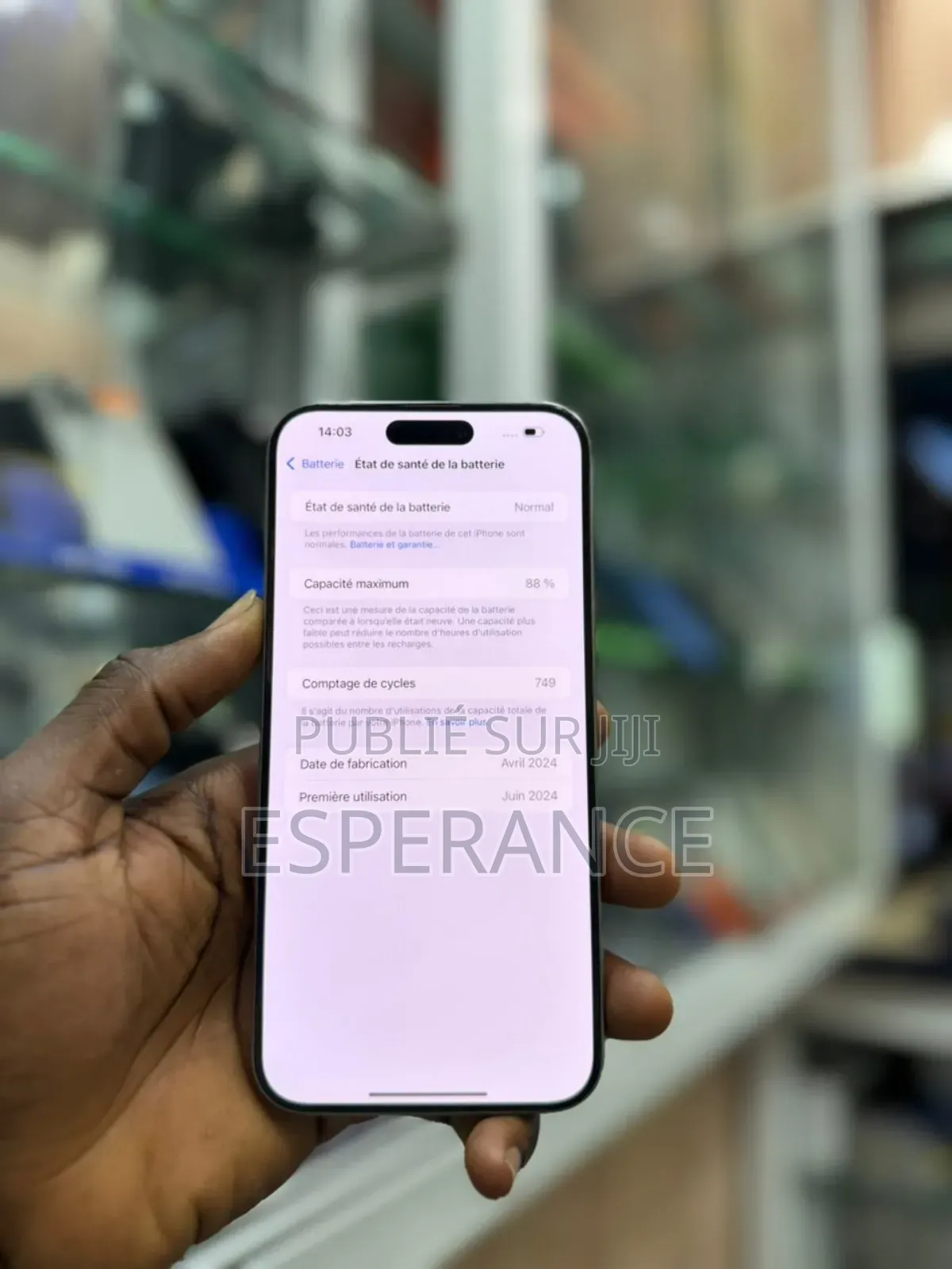 Apple iPhone 15 Pro Max 256 GB Gris