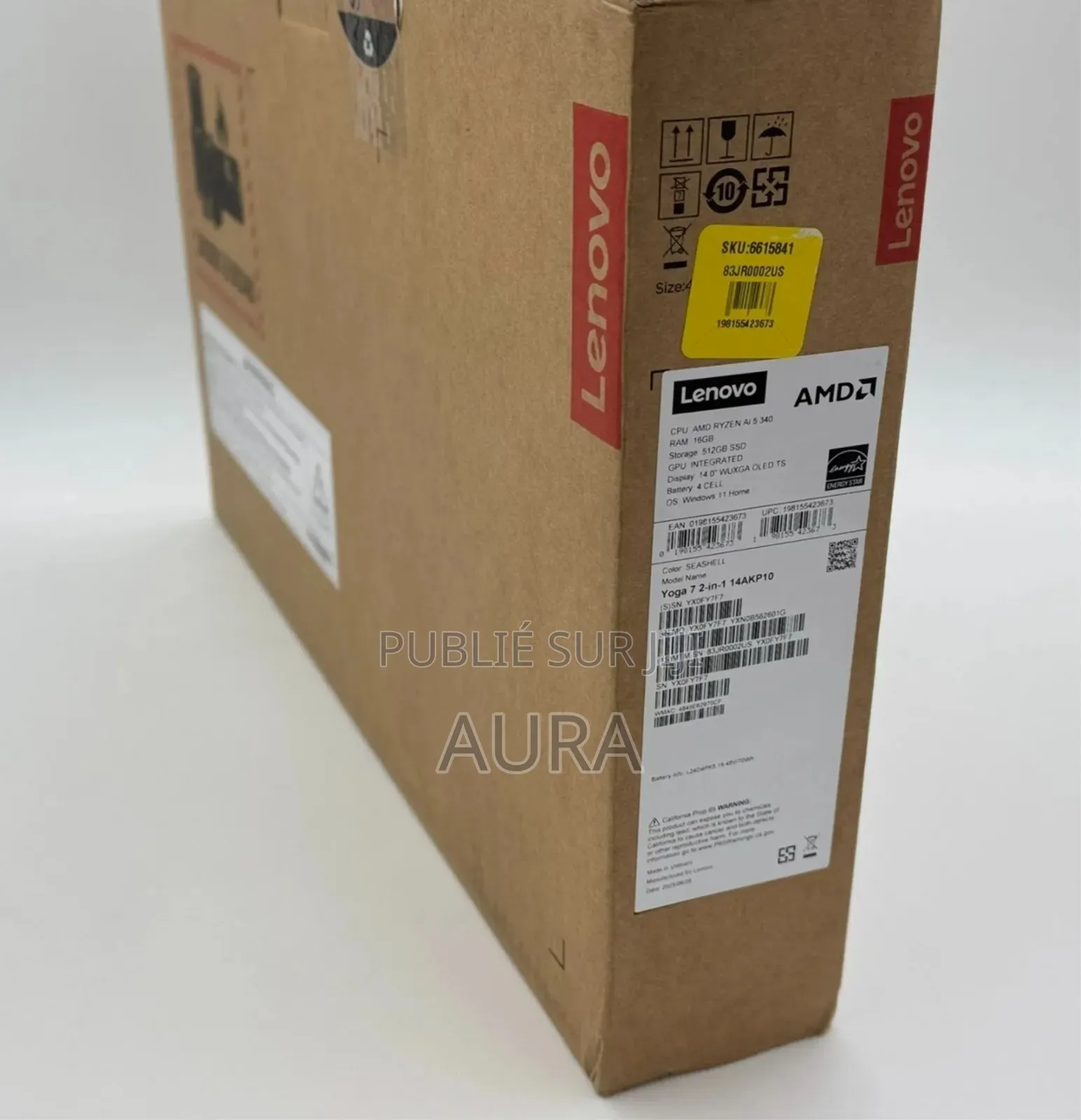 New Ordinateur Portable Lenovo Yoga 700 16GB AMD Ryzen 5 SSD 512GB