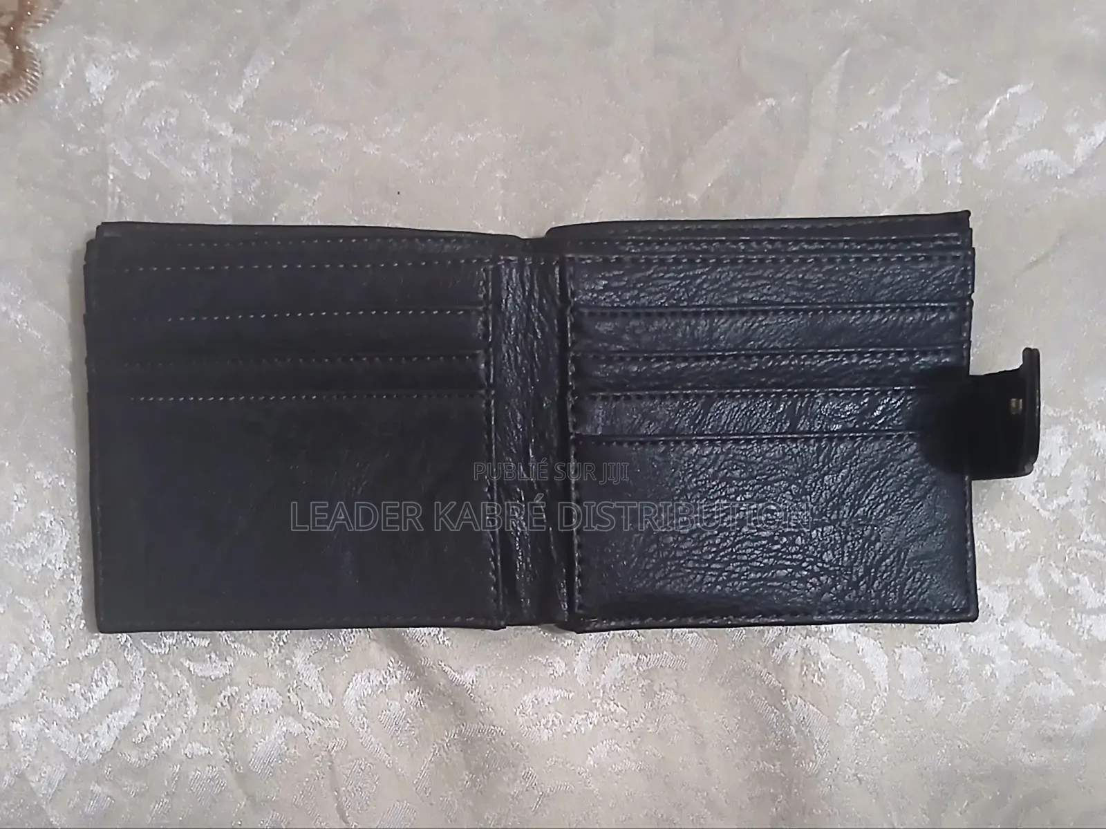 Portefeuille en Cuir Noir Pour Homme De La Marque Lorenz.