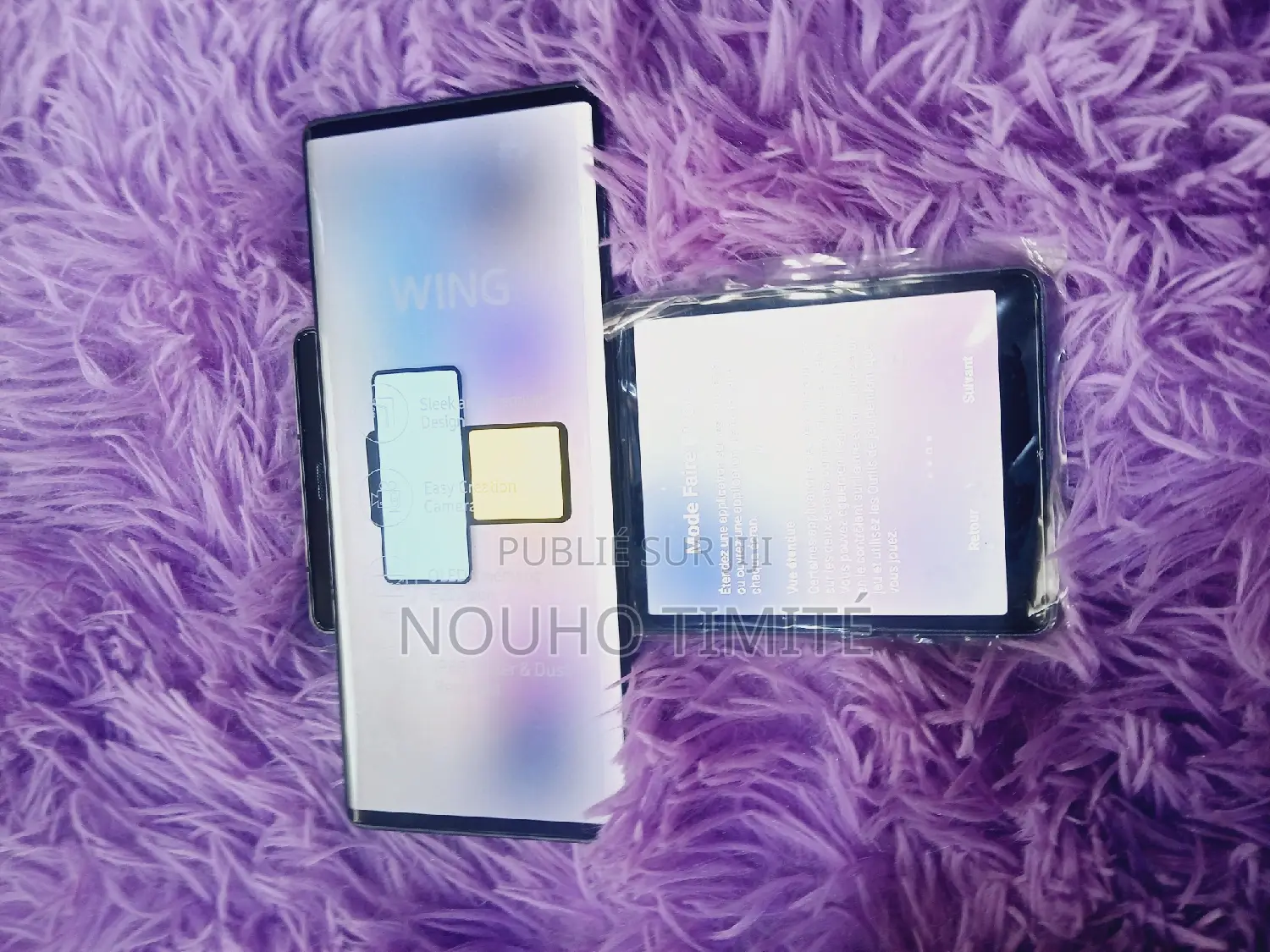 LG Wing 5G 256 GB Noir