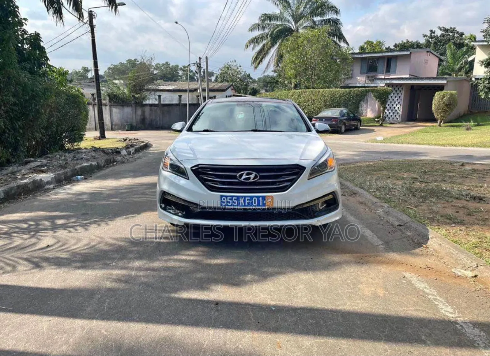 Hyundai Sonata Limited 2.0T Seban (2.0L 4cyl 6A) 2017 Blanc