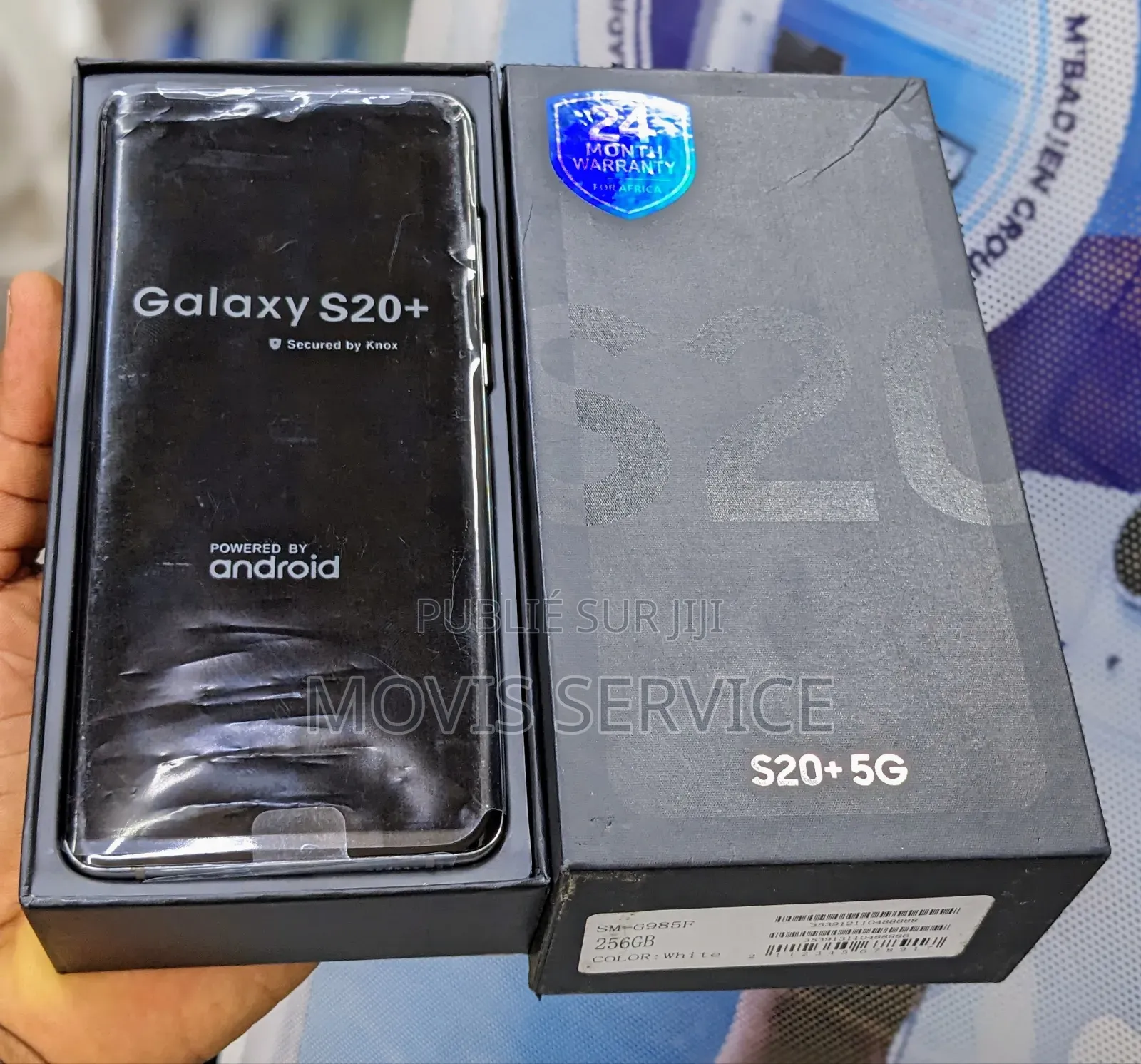 New Samsung Galaxy S20+ 128 GB Blanc