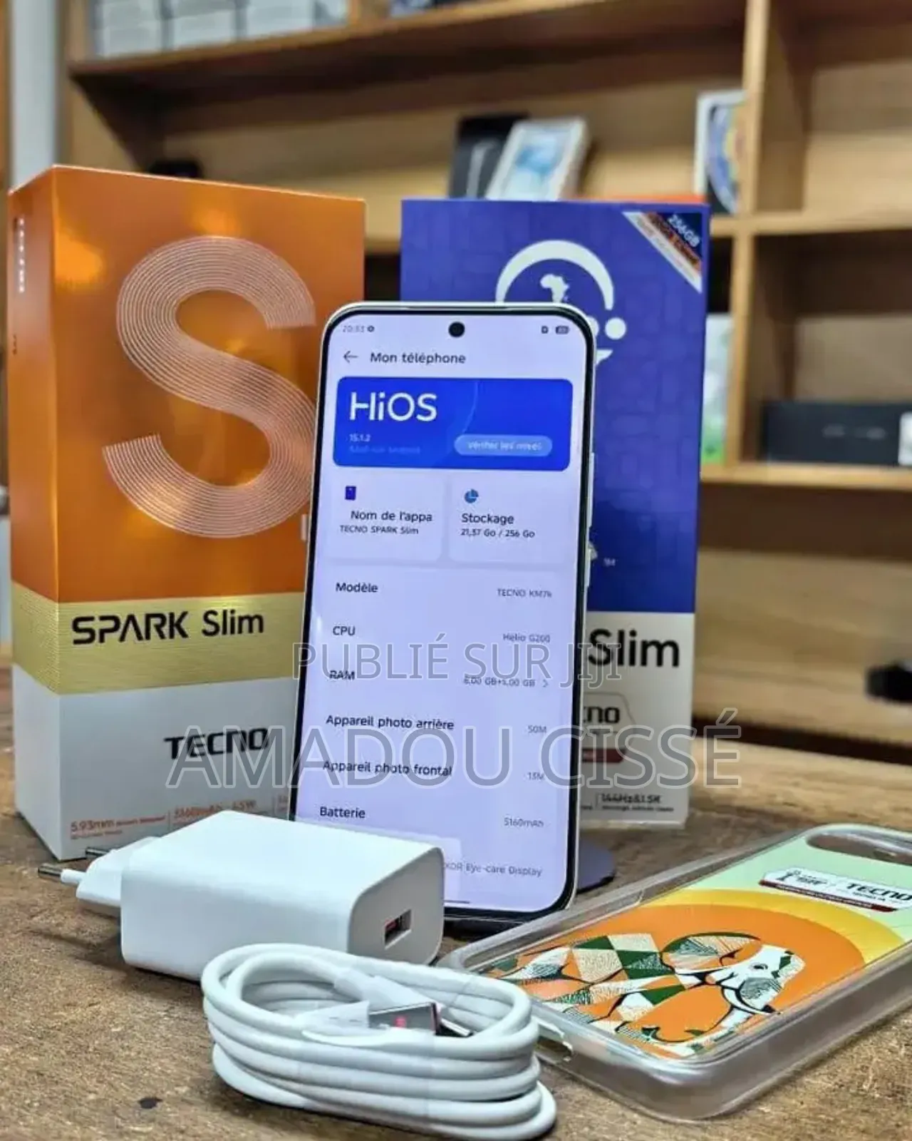 New Tecno Spark Slim 256 GB Blue