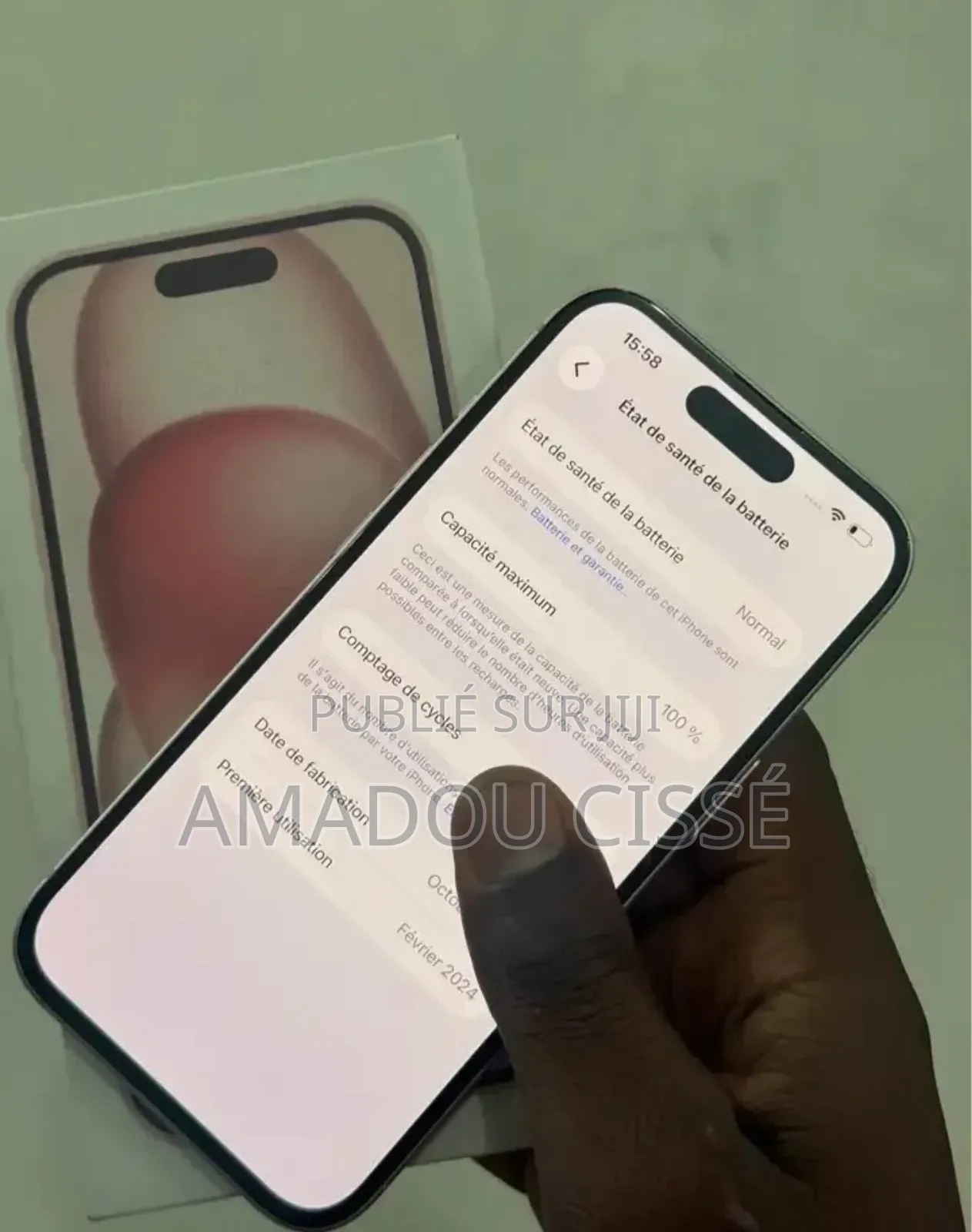 New Apple iPhone 15 256 GB Black