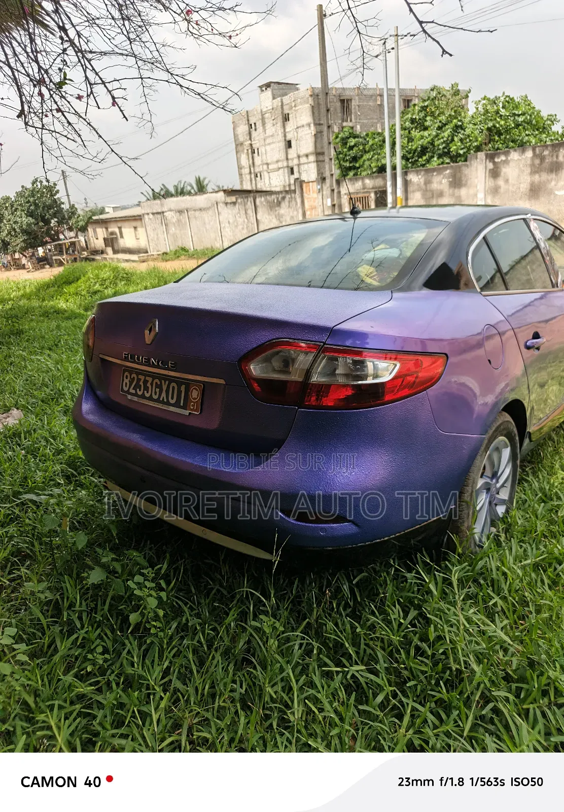 Renault Fluence 2015 Blue
