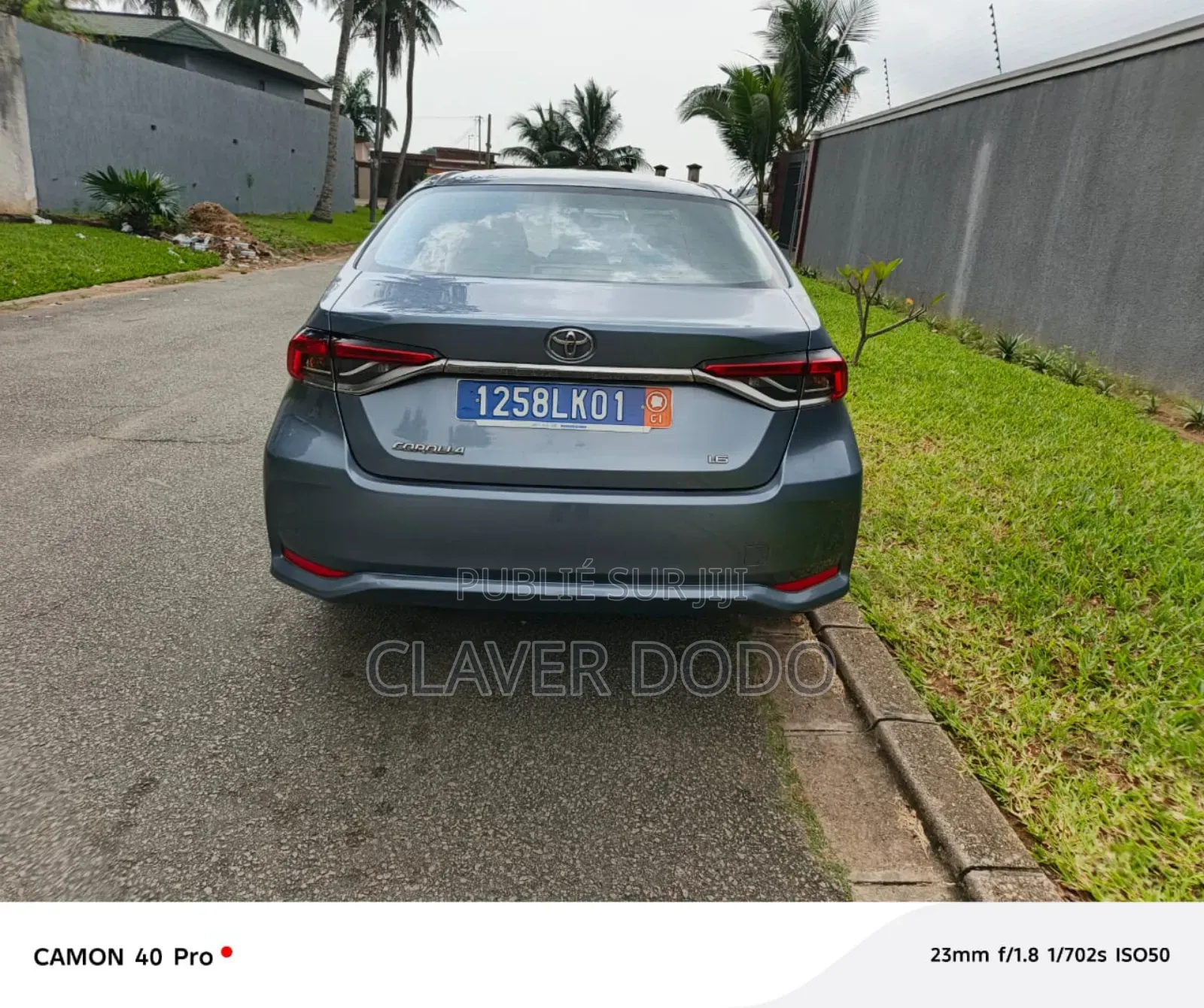 Toyota Corolla 2022 Gris