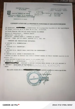 Yamoussoukro 63 Hectares