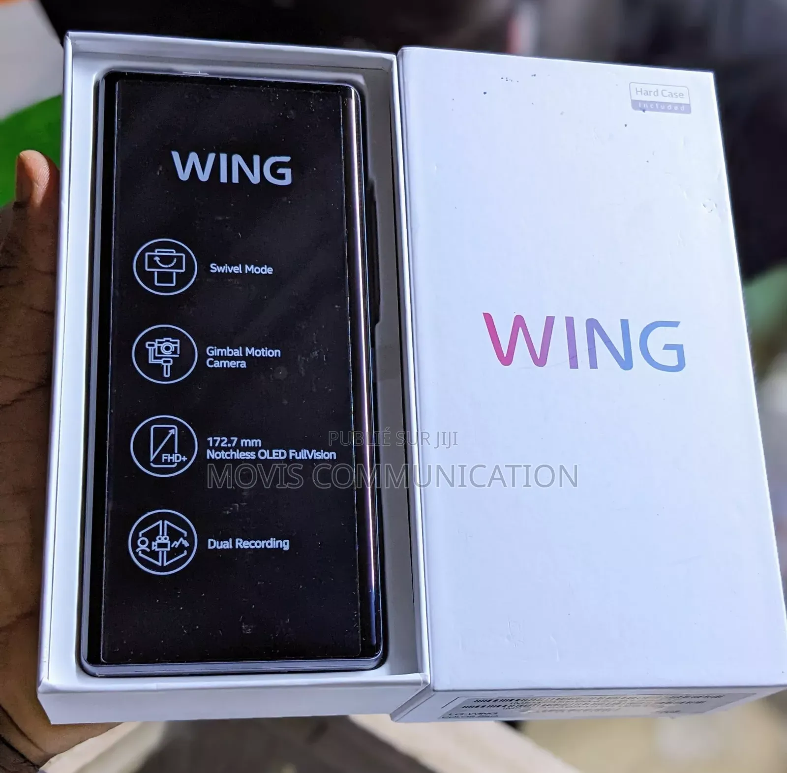 New LG Wing 5G 256 GB Gris