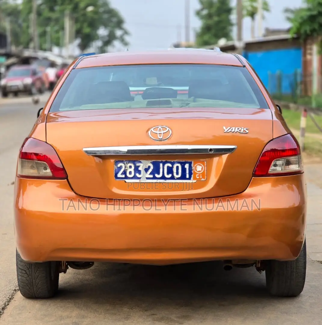 Toyota Yaris 2007 Orange