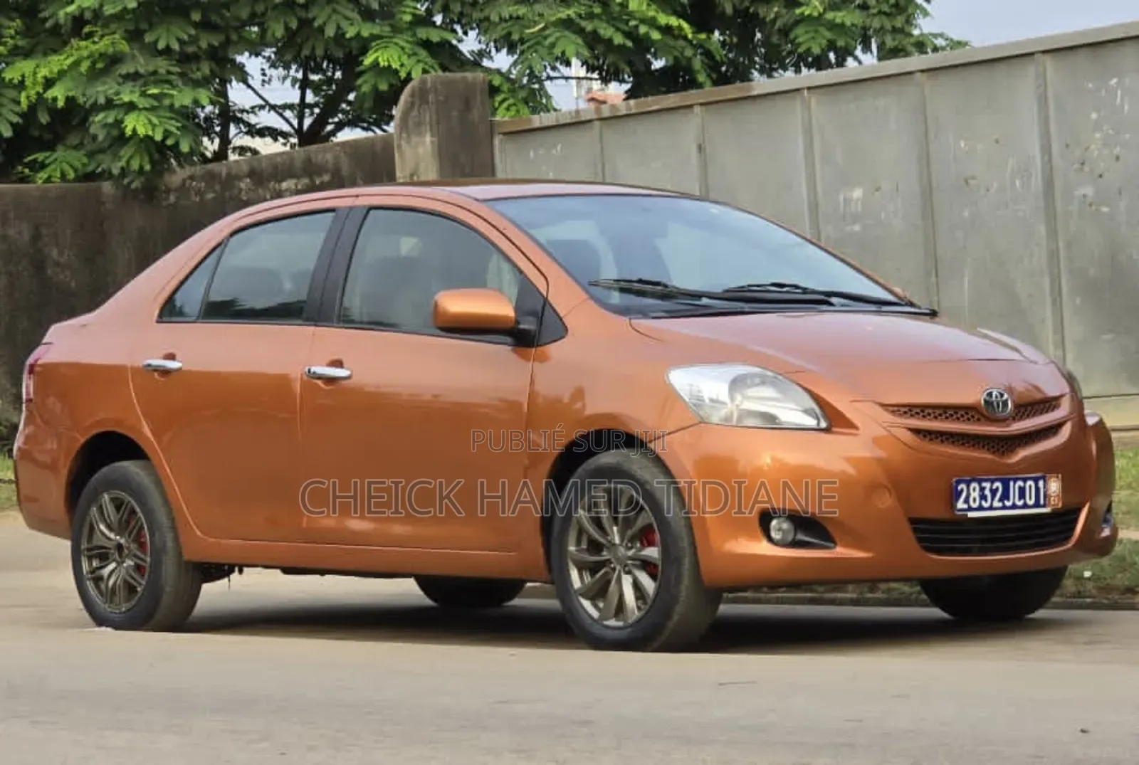 Toyota Yaris 2007 Orange