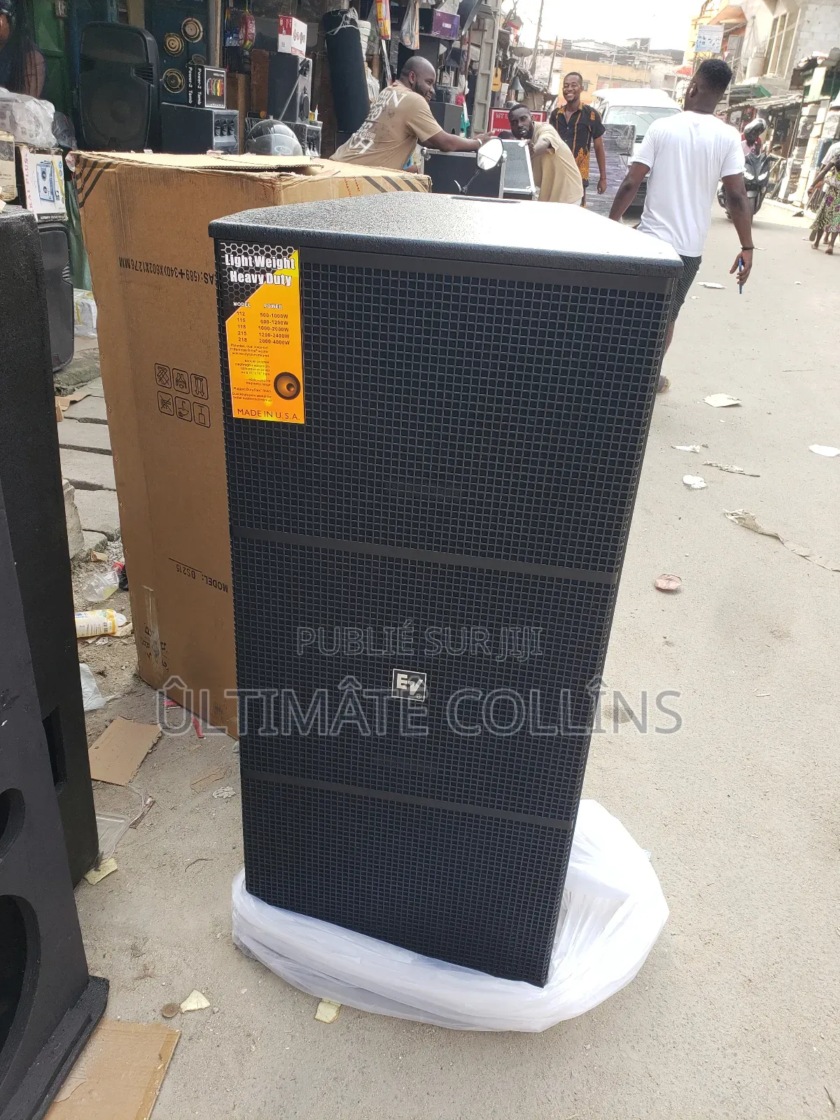 Baffle Ev Ds215" Colonne Importé Original