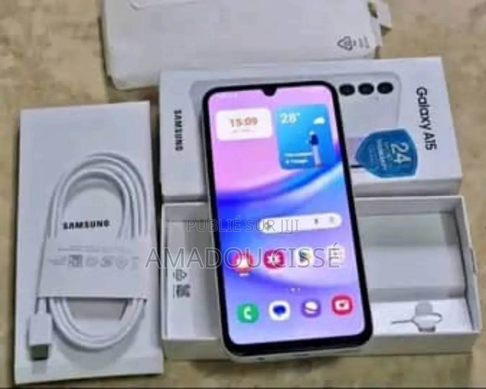 New Samsung Galaxy A55 256 GB Blanc