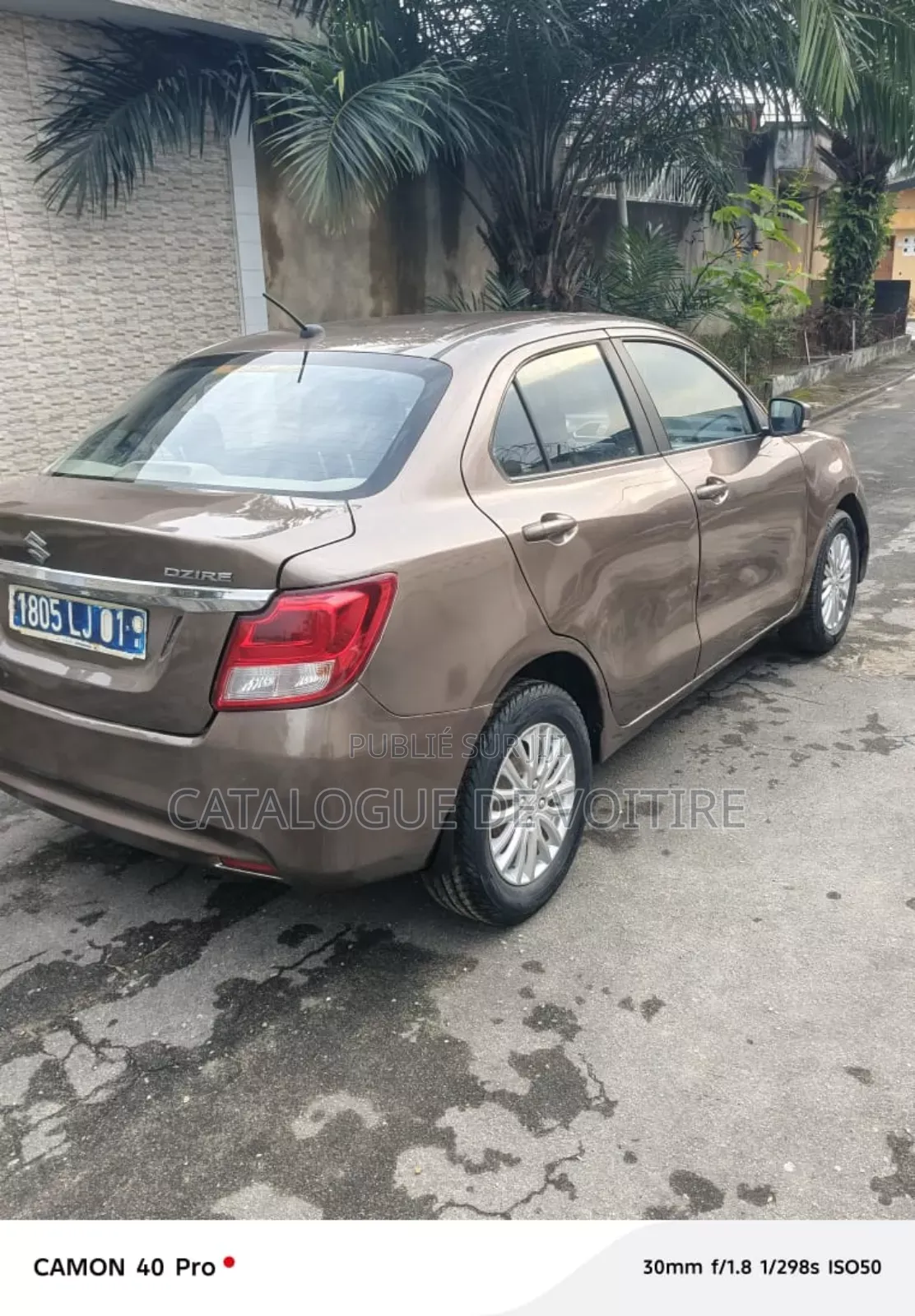 Suzuki Dzire 2022 Marron