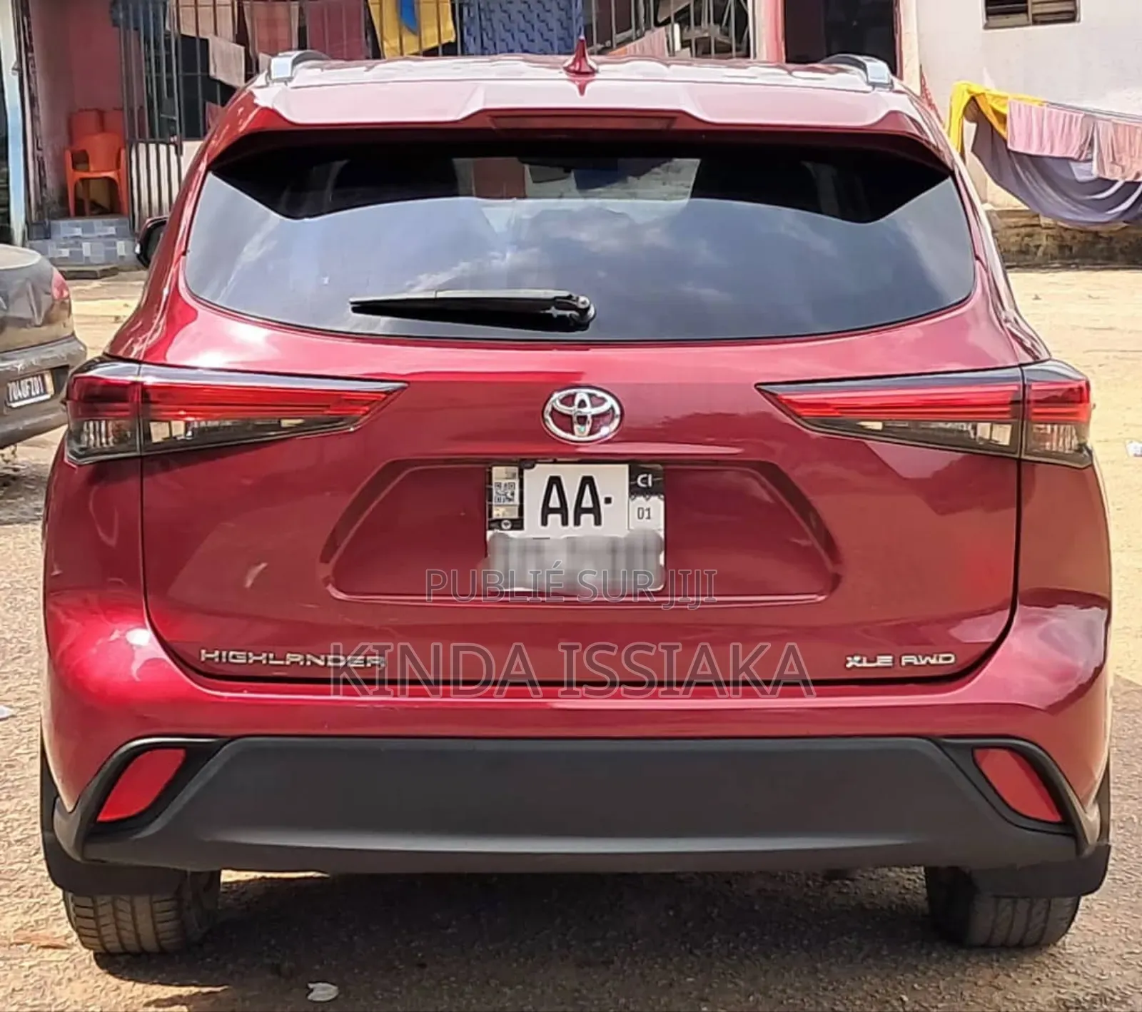 Toyota Highlander XLE 2021 Rouge