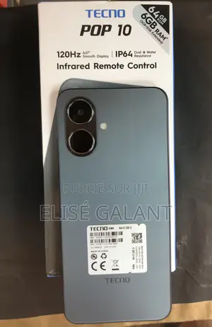 New Tecno Pop 10 64 GB Black