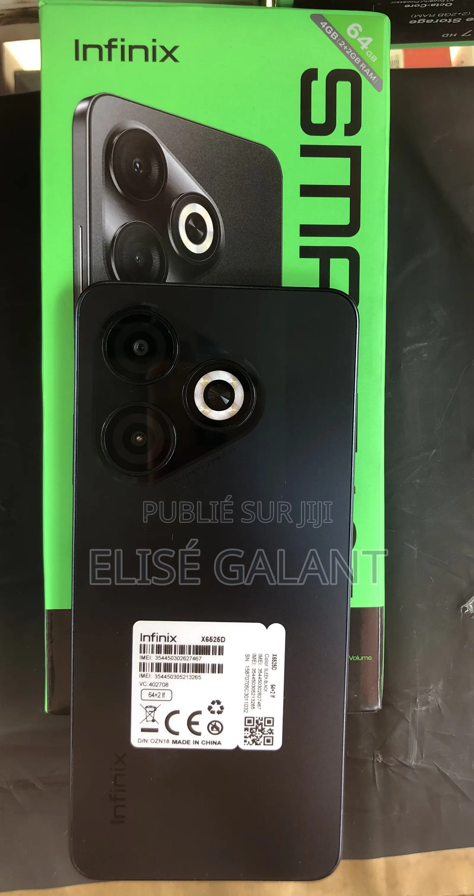 New Infinix Smart 10 64 GB Black