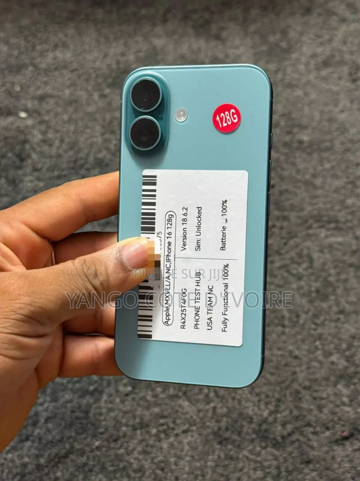 New Apple iPhone 16 128 GB Blue