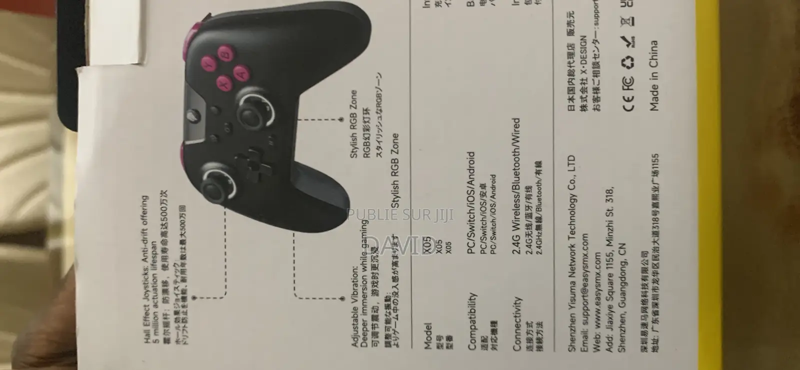 Nintendo Switch Oled + Manette Easy Smx X05 Offert