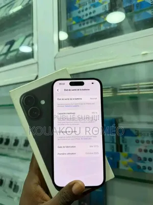 New Apple iPhone 16 256 GB Gris