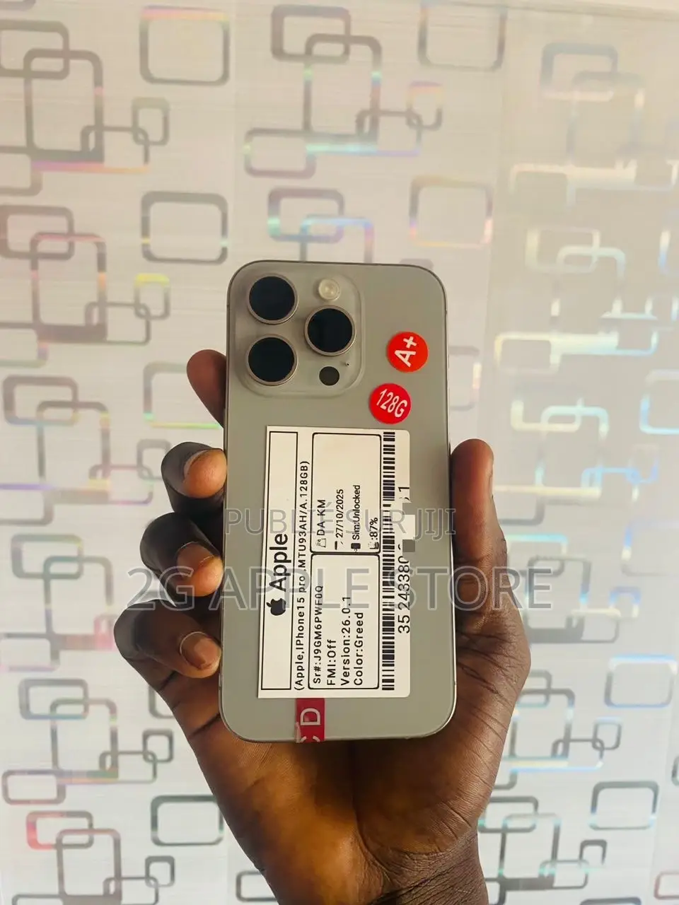 New Apple iPhone 15 Pro 128 GB Gris