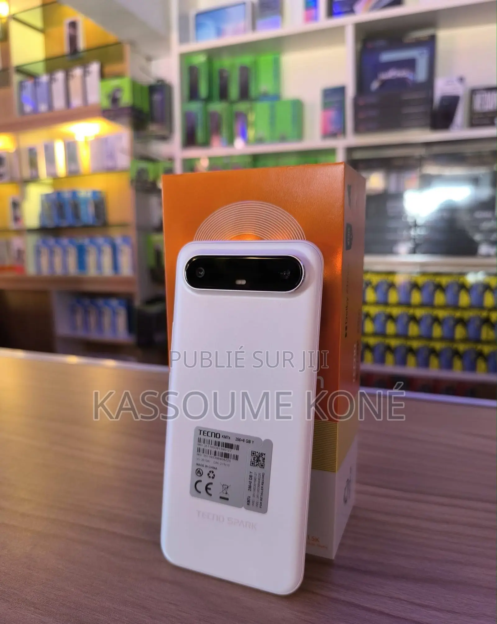 Tecno Spark Slim 256 GB Blanc