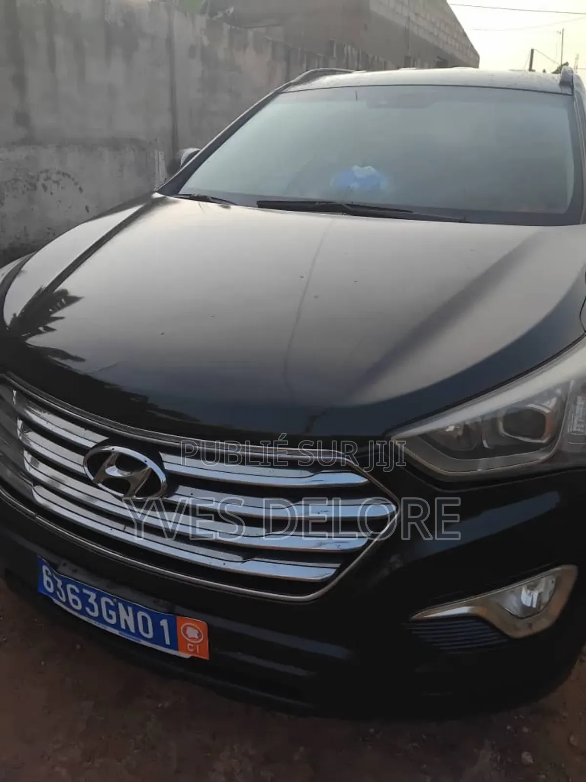 Hyundai Santa Fe Limited 4dr SUV AWD (3.3L 6cyl 6A) 2014 Black